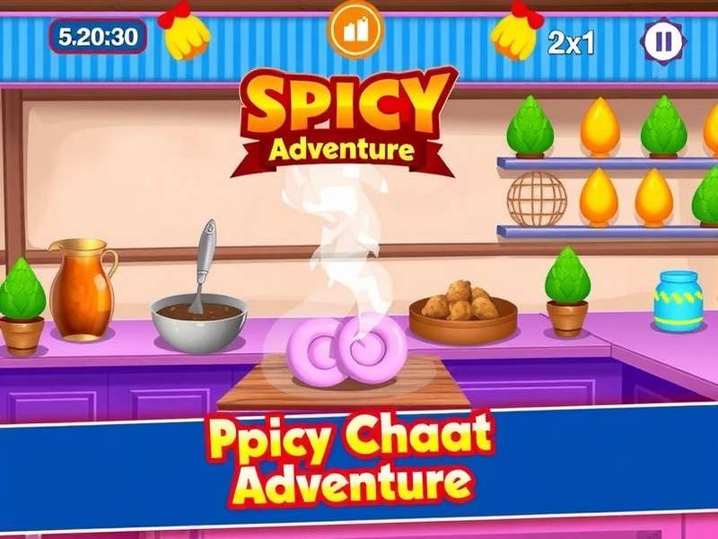 Spicy Chaat Adventure Game Screenshot